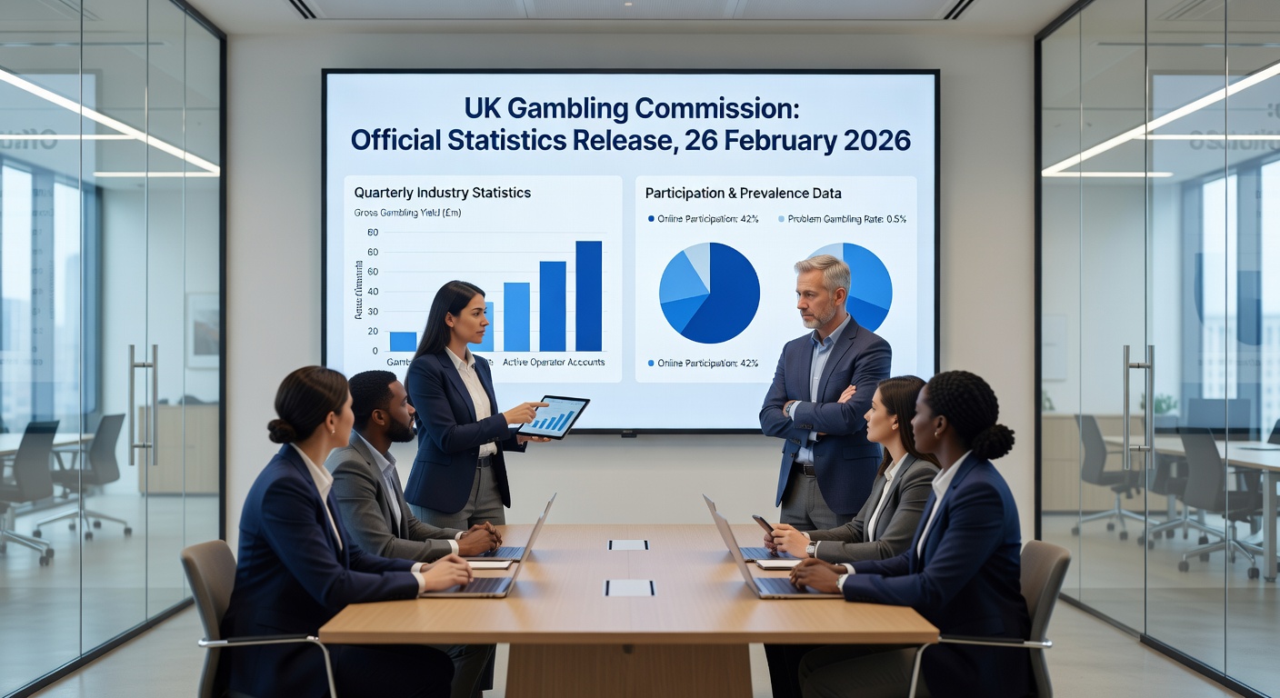 Infographic depicting demographic breakdowns in UK gambling participation, contrasting remote casino players with fruit machine users